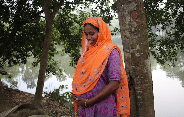 Asma, femme enceinte au Bangladesh © Enfants du Monde