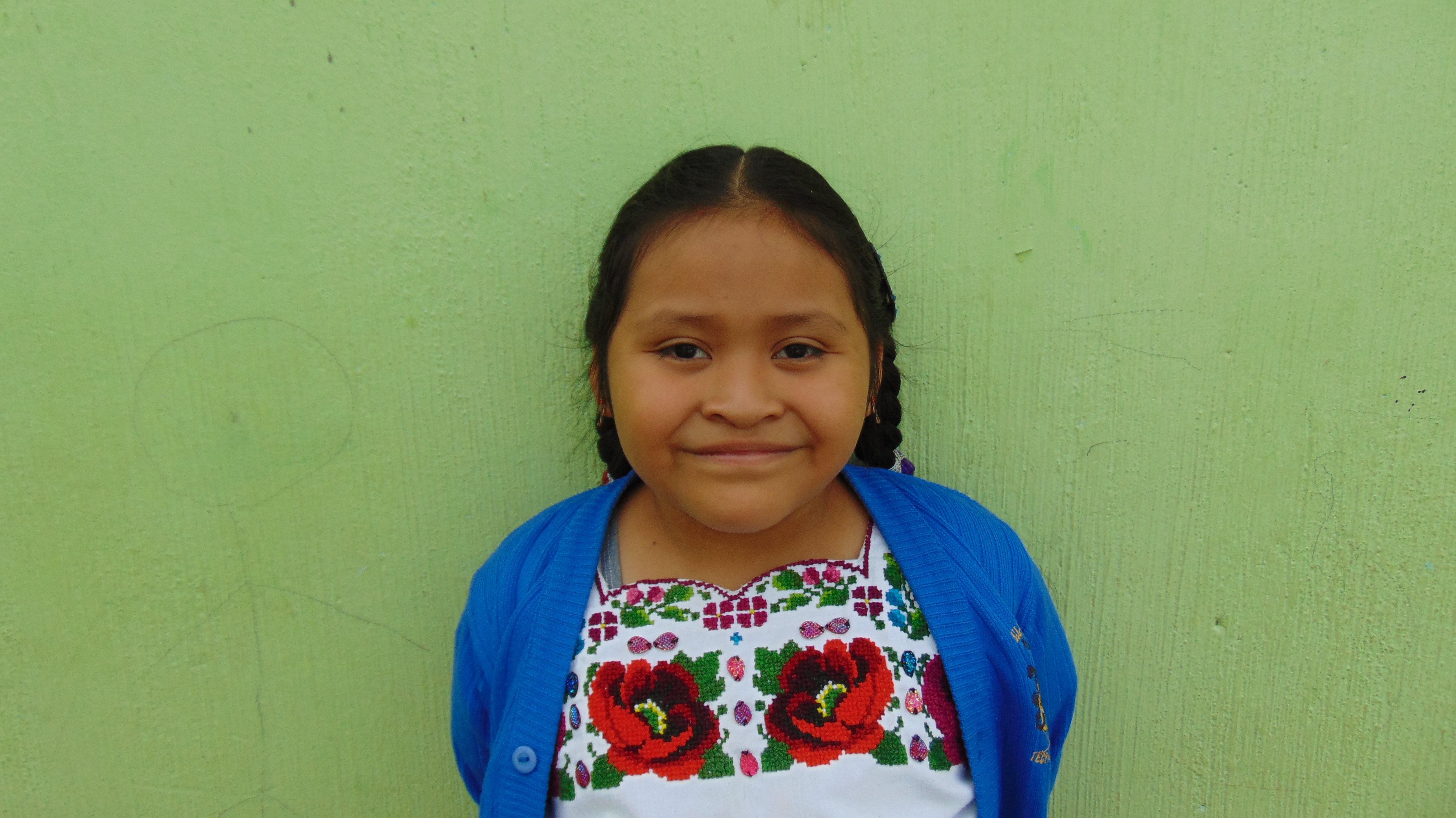 Reyna, élève au Guatemala