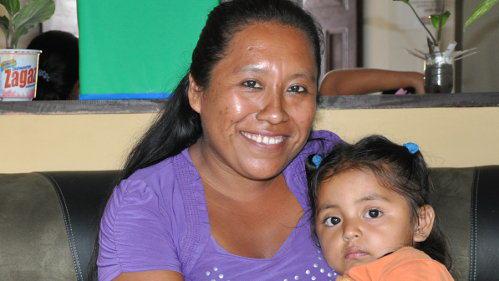 Ana Acosta, bénéficiaire du projet de santé au Salvador