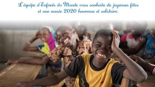 Enfants du Monde vous souhaite de belles fêtes de fin d'année!