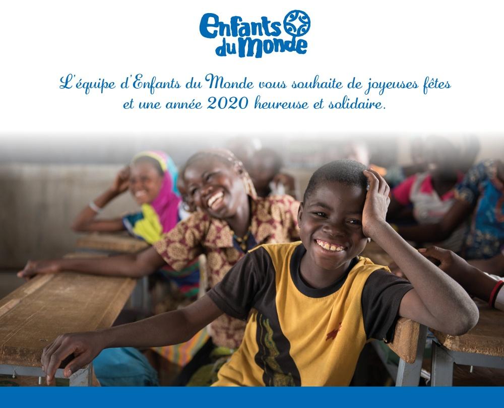 Enfants du Monde vous souhaite de belles fêtes de fin d'année!